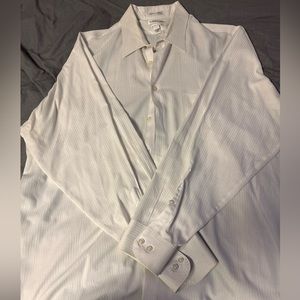 Van Heusen White Mens XXL Dress Shirt
